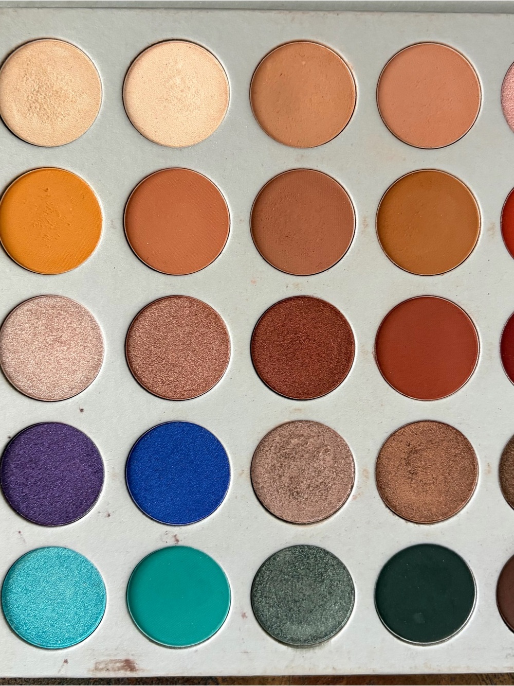 Original Morphe The Jaclyn Hill Eyeshadow Palette - Used 35 Shades SOLD AS IS - Picture 4 of 5